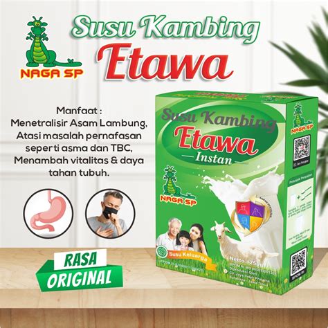 Jual Susu Kambing Etawa Bubuk Naga Sp G Murni Mengatasi Masalah Asam