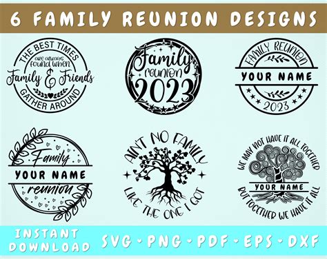 Family Tree Svg Bundle Family Reunion Svg Family Tree Png, 53% OFF