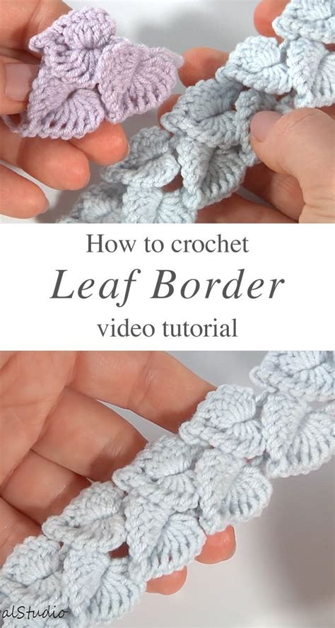 Crochet Leaf Border Pattern