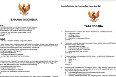 Soal Cpns 2023 Pdf Dan Link Soal Tes Skd Cpns 2023 Pdf Try Out Dan Jawaban Twk Tiu Dan Tkp Unews