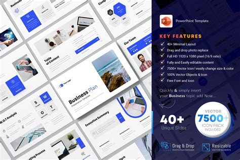 PoweredTemplate에서 generousart의 Business Plan PowerPoint Template 파워