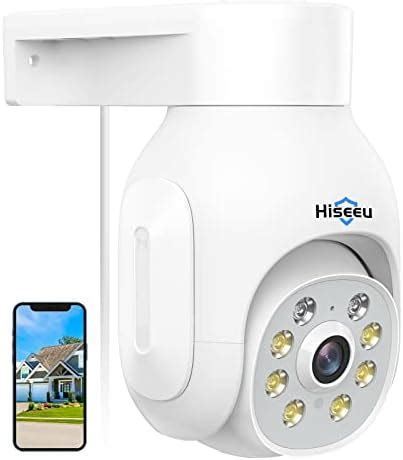 Hiseeu 2K Security Camera Wireless Outdoor 3MP Color Night Vision WiFi