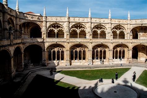 Jeronimos Monastery Manueline Style Decoration Architecture Editorial