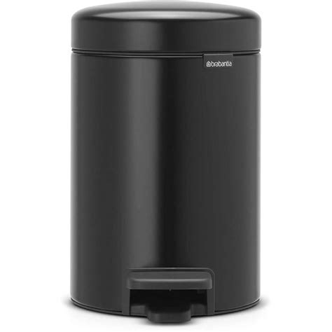 Brabantia 113321 Poubelle à Pédale Newicon avec Seau en Plastique 3 L