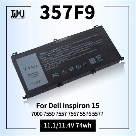 Bateria Do Port Til 74wh 357f9 Para Dell Inspiron 15 7000 7559 7557