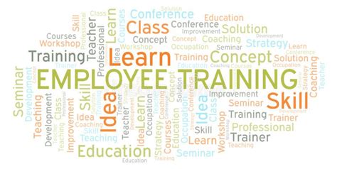 Employee Training Word Cloud Stock Illustration Illustration Of