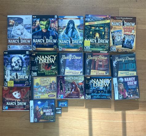 My collection of Nancy Drew games so far : r/nancydrew