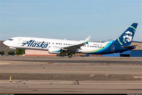 N Ak Alaska Airlines Boeing Max Photo By Colin Moeser Id