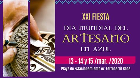 Se realizará la XXI Fiesta del Día Mundial del Artesano Municipio de Azul