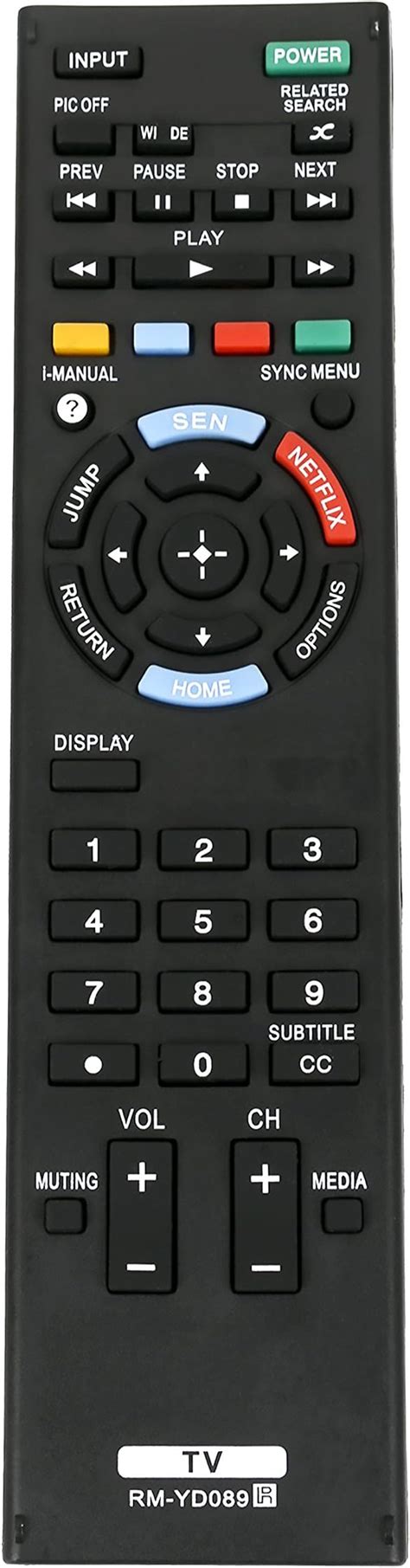 New Rm Yd Replace Remote Fit For Sony Tv Kdl W A Kdl W A Kdl