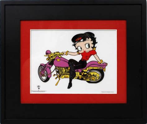 Lot King Features Betty Boop Motorcycle Mama Sericel