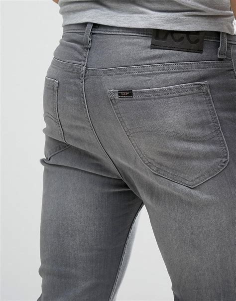 Lee Jeans Denim Rider Stretch Slim Jeans Sidewalk Gray Wash for Men - Lyst