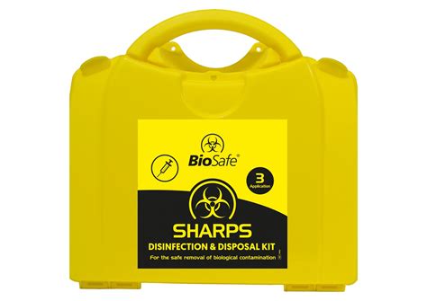 Sharps Disinfection And Disposal Kit 3 Application Pgb Medium First