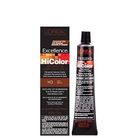 NEW L Oreal Excellence HiColor For Dark Hair 1 74 Oz SOFT BROWN