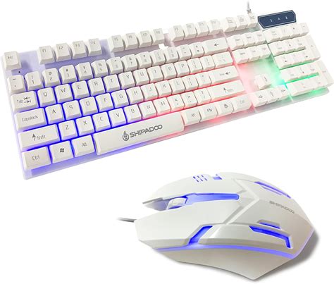 Kit Teclado Y Mouse Teclado Y Rat N Con Retroiluminaci N Con Cable