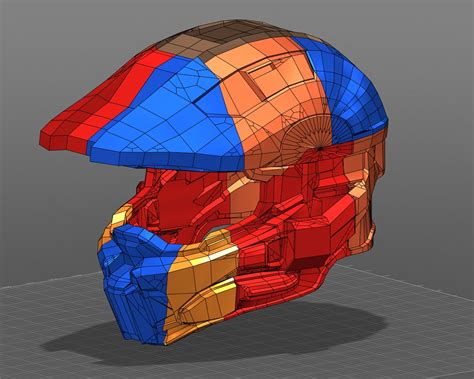 Halo Helmet for 3D print|Autodesk Online Gallery