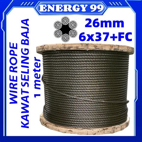 Jual Wire Rope Mm X Fc Tali Kawat Fibercore Kawat Baja Sling