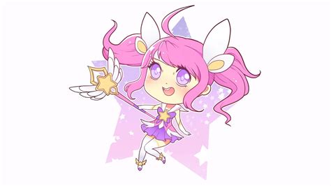 Chibi Star Guardian Lux Wallpapers And Fan Arts League Of Legends