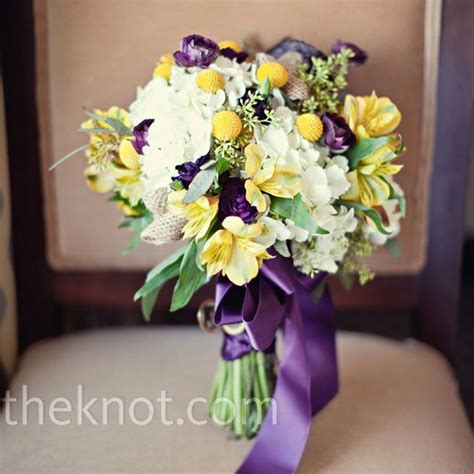 White, Yellow, and Purple Bouquet