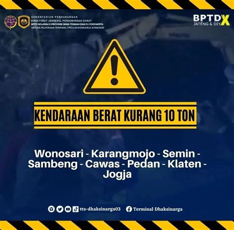 TRC BPBD DIY On Twitter Kondisi Lalin Jl Wonosari Pagi Ini Setu Lehi