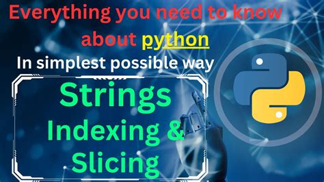 Strings Indexing And Slicing Python Tutorial Complete Python Python Full Course For