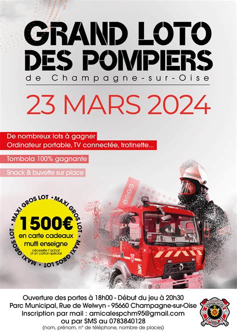 Loto Des Pompiers 2024 Champagne Sur Oise