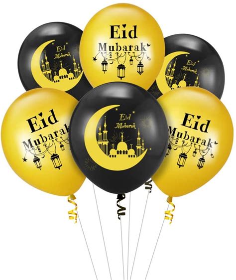 Eid Decorations Eid Mubarak Balloons Happy Eid Balloons Etsy UK