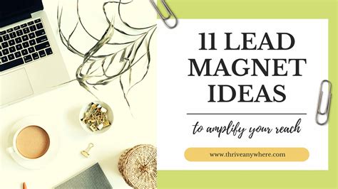 11 Effective Lead Magnet Ideas To Amplify Your Reach Thrive Anywhere