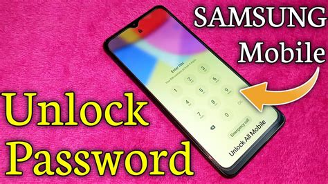 Samsung Mobile Password Unlock Without Data Loss Unlock Android Mobile Pin Lock Remove