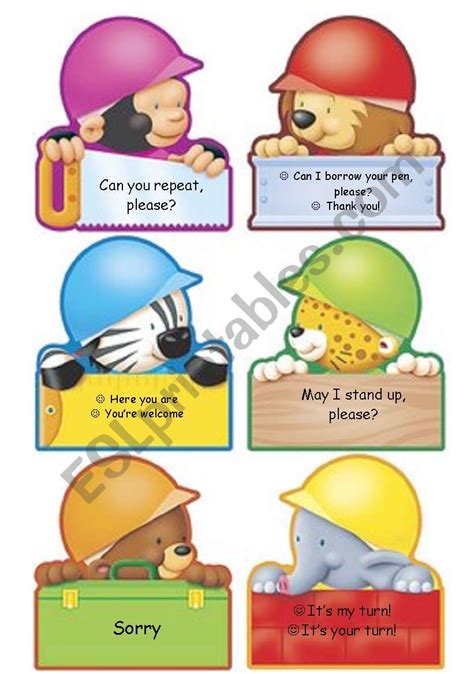 Classroom Language Poster Part 2 Esl Worksheet By Chinchulina