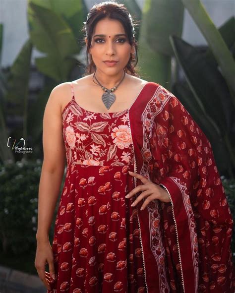 Anchor Rashmi Gautam Latest Clicks In Red Dress Telugu Rajyam Photos