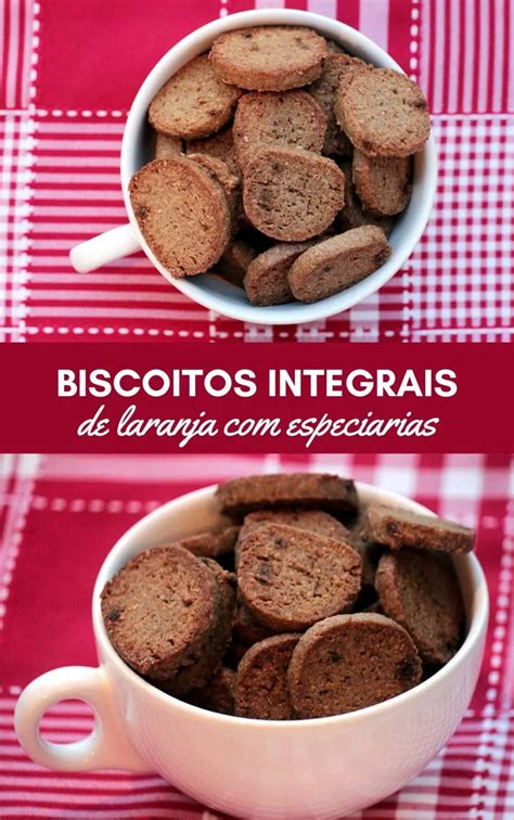 Biscoito Integral De Laranja E Especiarias Mel E Pimenta Cookies