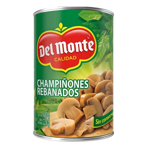 Champiñones Del Monte rebanado de 380 g Walmart