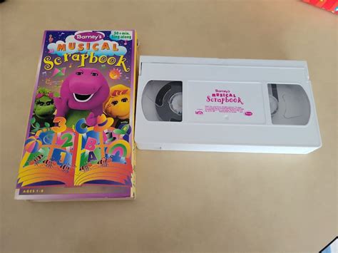 Barney Musical Scrapbook VHS Video Tape Grelly USA