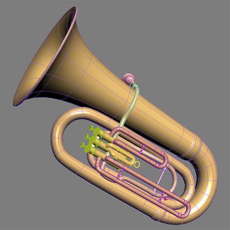 Brass Tuba 3d Model Cgtrader