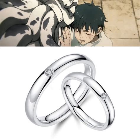 Anime Jujutsu Kaisen Ring Yuta Okkotsu Metal Couple Ring Ts Fashion