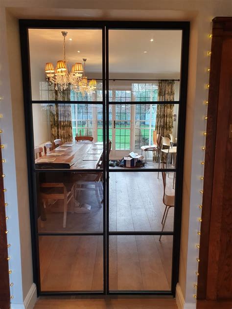 Black Glass Interior Double Doors At Kathryn Goodman Blog