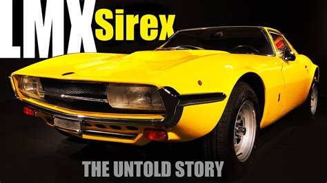 Lmx Sirex The Sexy Italian Gt You Didn T Know Existed Youtube