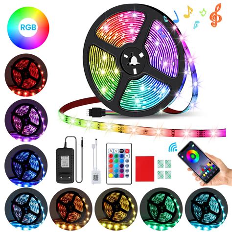 Kit De Tira Led Rgb Multicolor 5m Con Control Remoto Y App Leroy Merlin