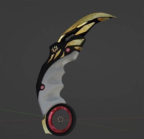 Valorant Champions Karambit Knife 3d Printed Valorant Mergulhe Na