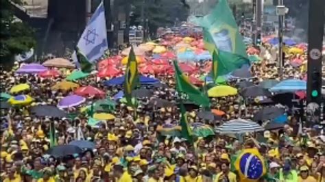 Ato Bolsonarista Na Avenida Paulista Teve 185 Mil Presentes Diz USP