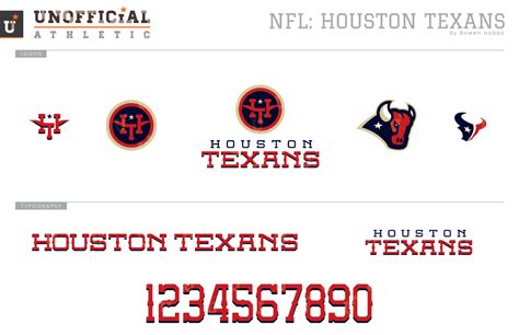 UNOFFICiAL ATHLETIC | Houston Texans Rebrand