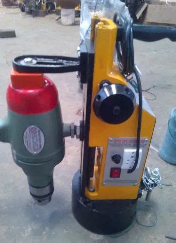 Magnetic Drill Stand M C With Ralli Wolf Cap Mm Chuck Drill M C Hl