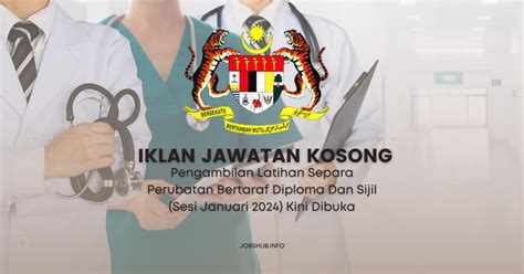 Jawatan Kosong Pengambilan Latihan Separa Perubatan Bertaraf Diploma