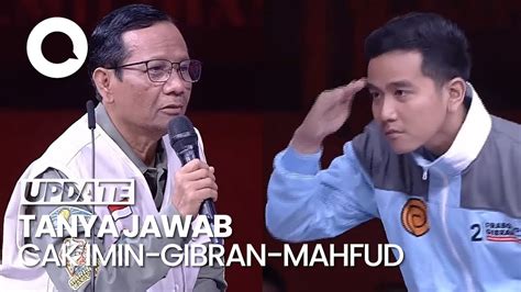 Debat Segmen 4 Saling Tanya Jawab Cak Imin Gibran Mahfud YouTube