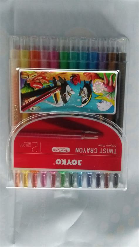 Twist Crayon Joyko 12 Color Siplah