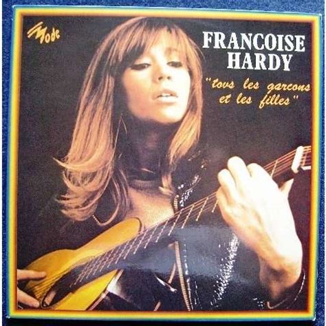 Tous les garçons et les filles by Françoise Hardy LP with patsillons