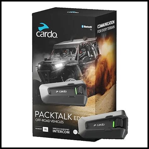 Sierra Electronics CARDO Packtalk EDGE ORV Bluetooth Headset