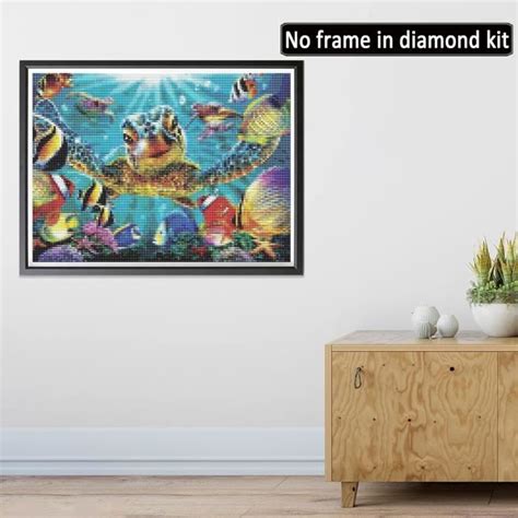 Diymood D Diamond Painting Tortue Animaux Kit Diy Broderie Diamant