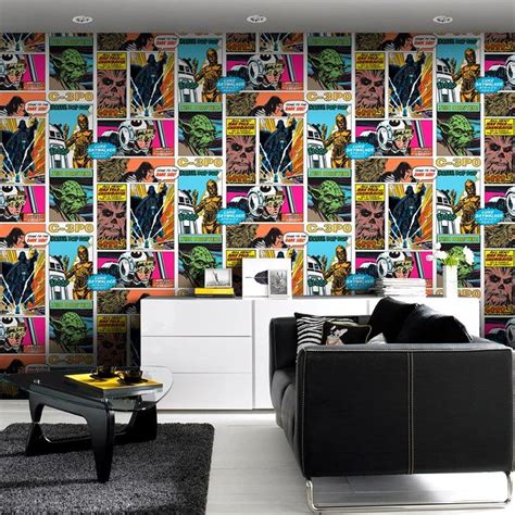 Star Wars Pop Art Collage Wallpaper Has A Combination Of This Popular Culture Franchise Together